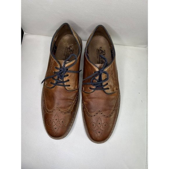 Rieker Men's Lace Up Shoes Leather Brown Size 45 - Picture 3 of 5